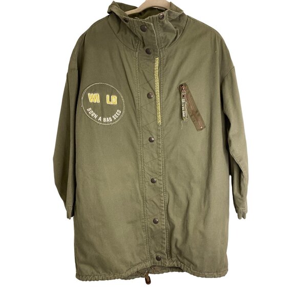 ES Since 1916 Women's "Wild" Army Green Field Coat Size US 10 - Picture 1 of 7
